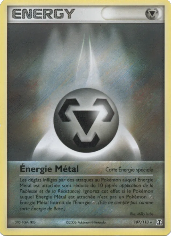 Carte Pokémon Énergie Métal de l'extension EX Espèces Delta