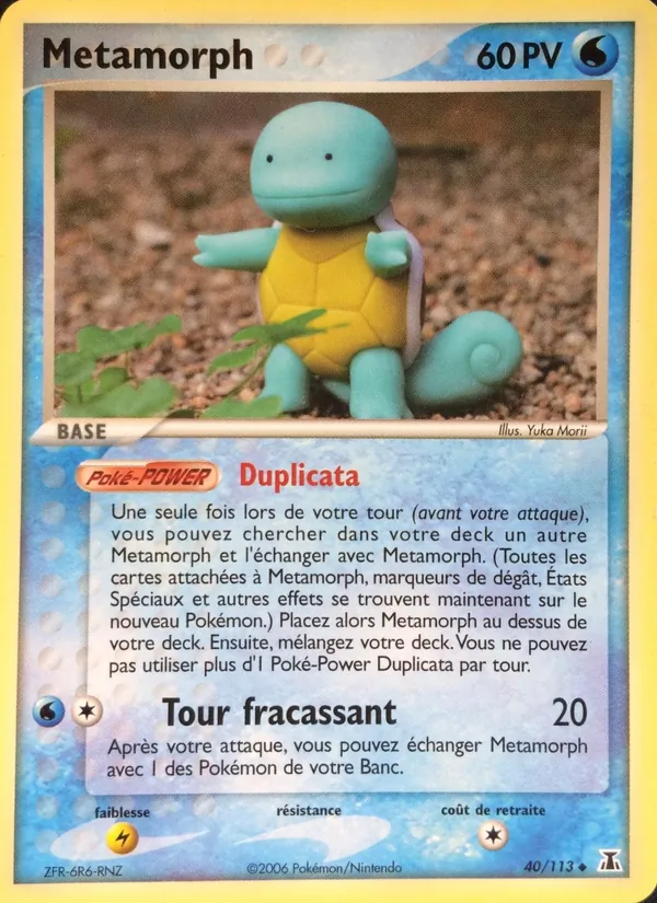 Carte Pokémon Métamorph de l'extension EX Espèces Delta