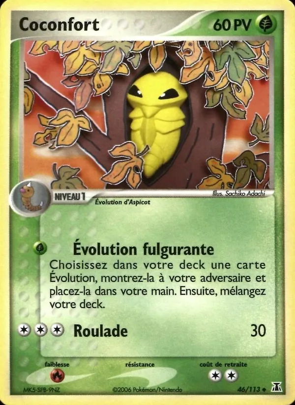 Carte Pokémon Coconfort de l'extension EX Espèces Delta