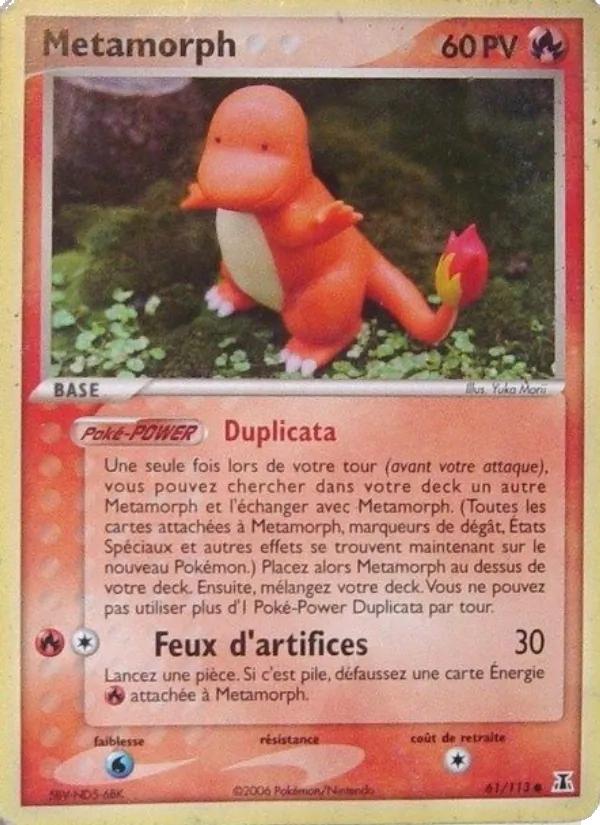Carte Pokémon Métamorph de l'extension EX Espèces Delta