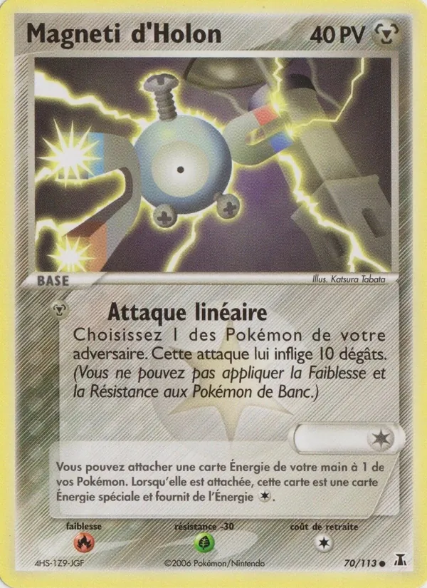 Carte Pokémon Magneti d'Holon de l'extension EX Espèces Delta