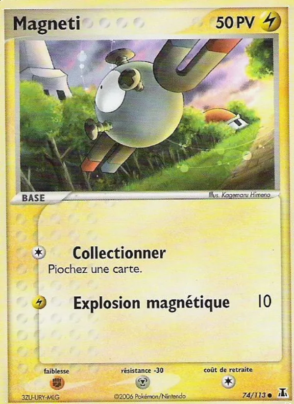Carte Pokémon Magnéti de l'extension EX Espèces Delta
