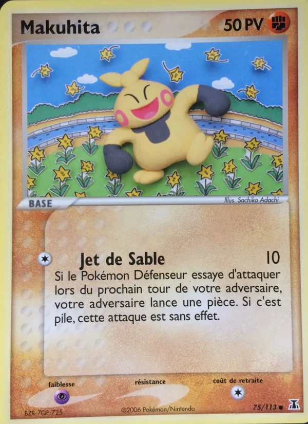 Carte Pokémon Makuhita de l'extension EX Espèces Delta