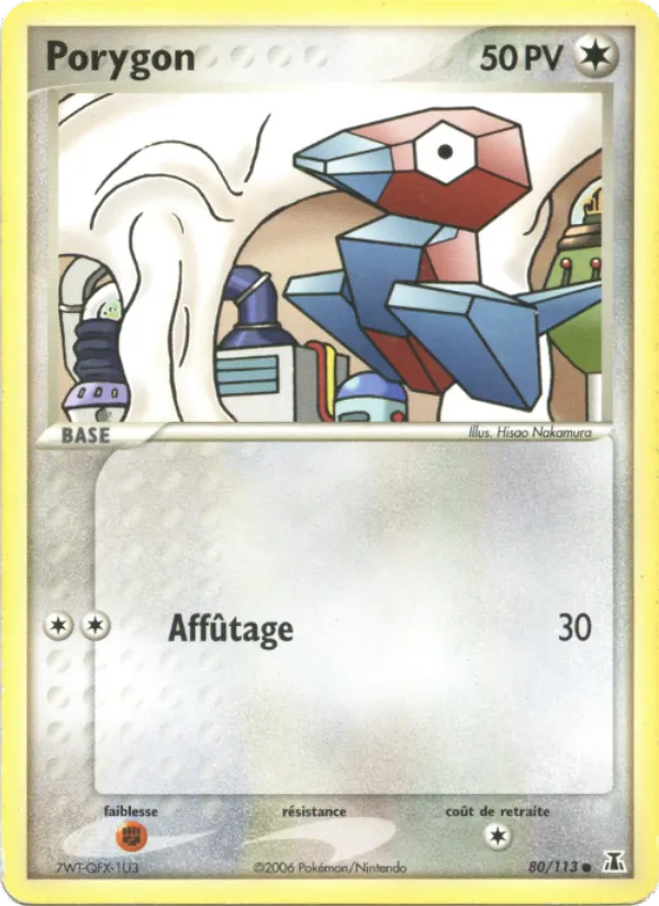 Carte Pokémon Porygon de l'extension EX Espèces Delta