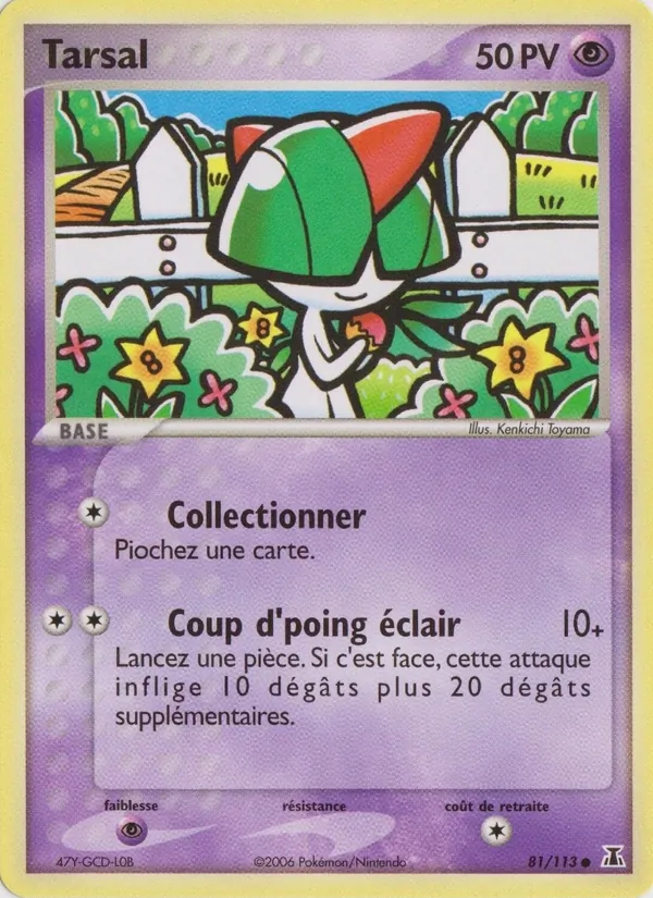 Carte Pokémon Tarsal de l'extension EX Espèces Delta