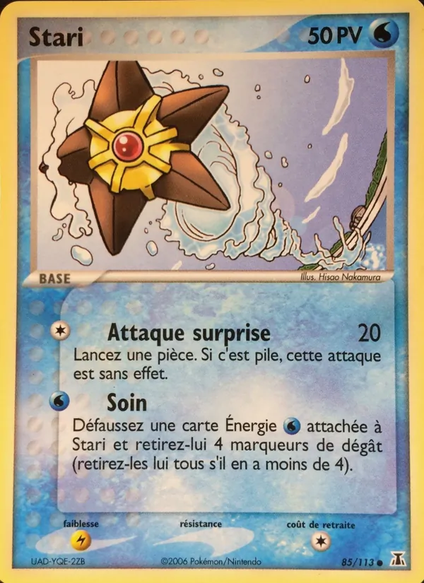 Carte Pokémon Stari de l'extension EX Espèces Delta