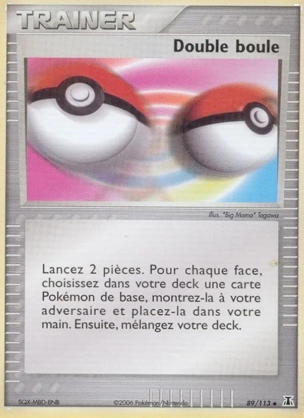 Carte Pokémon Double boule de l'extension EX Espèces Delta