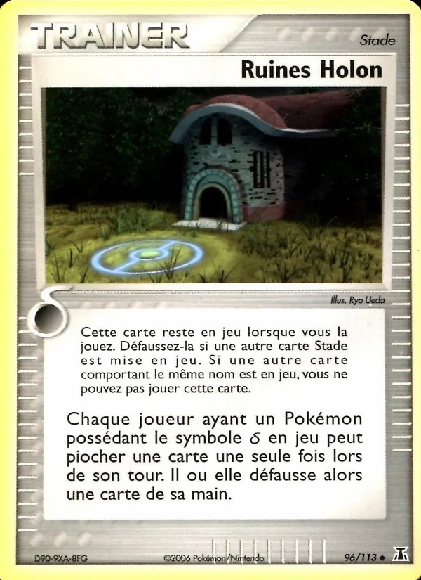 Carte Pokémon Ruines Holon de l'extension EX Espèces Delta