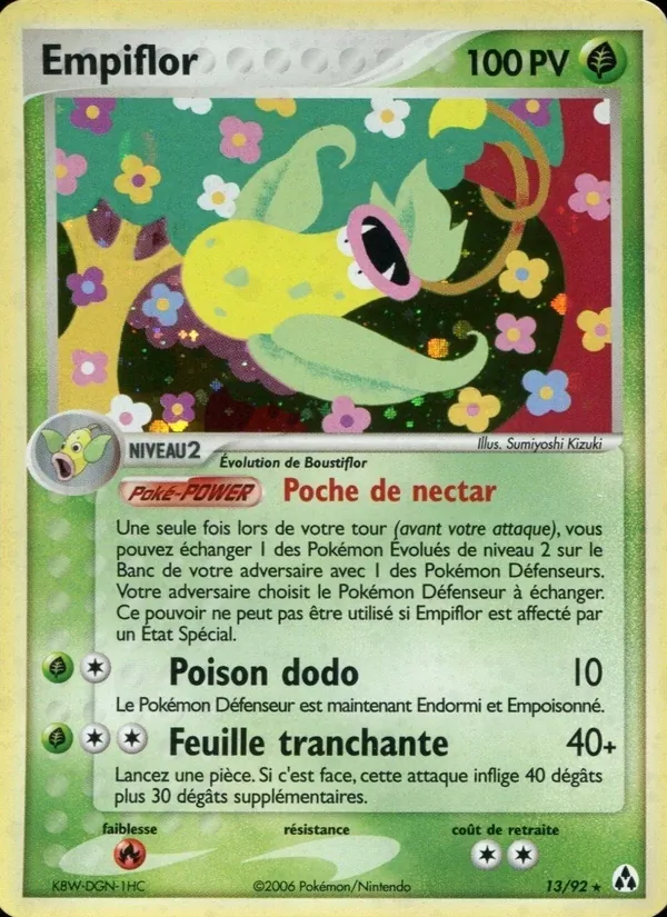 Carte Pokémon Empiflor de l'extension EX Créateurs de légendes