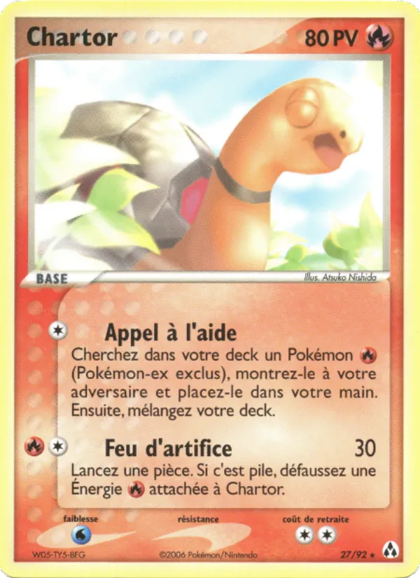 Carte Pokémon Chartor de l'extension EX Créateurs de légendes