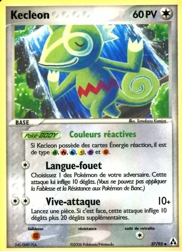 Carte Pokémon Kecleon de l'extension EX Créateurs de légendes