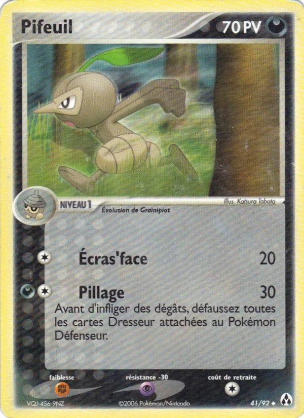 Carte Pokémon Pifeuil de l'extension EX Créateurs de légendes
