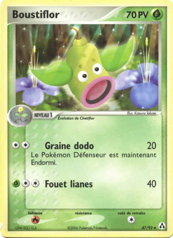 Carte Pokémon Boustiflor de l'extension EX Créateurs de légendes