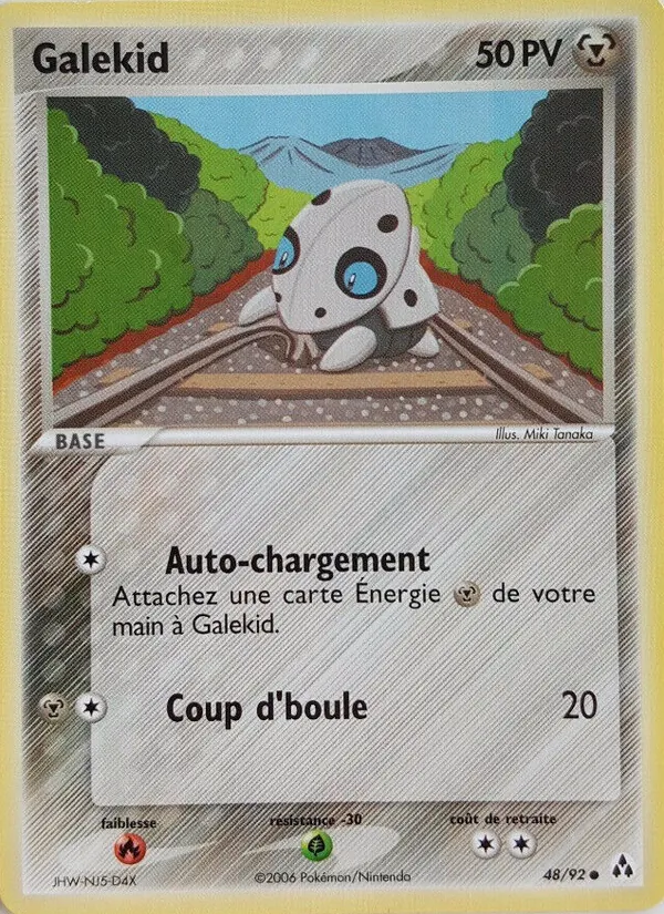 Carte Pokémon Galekid de l'extension EX Créateurs de légendes