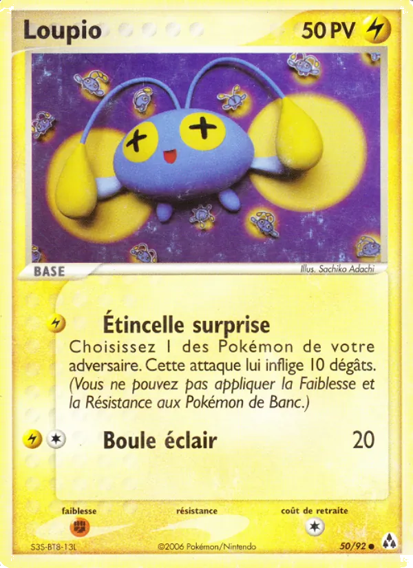 Carte Pokémon Loupio de l'extension EX Créateurs de légendes