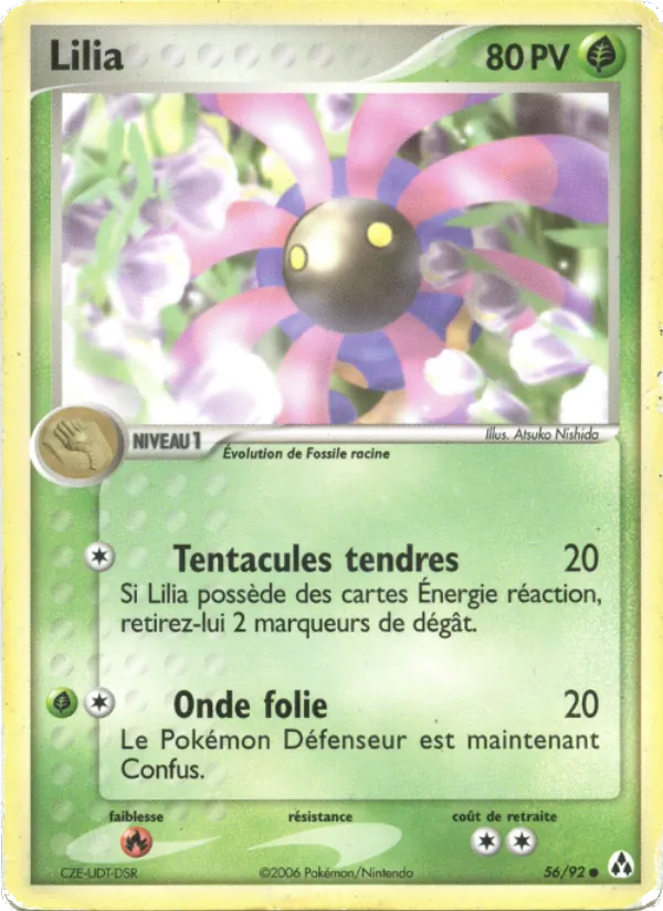 Carte Pokémon Lilia de l'extension EX Créateurs de légendes