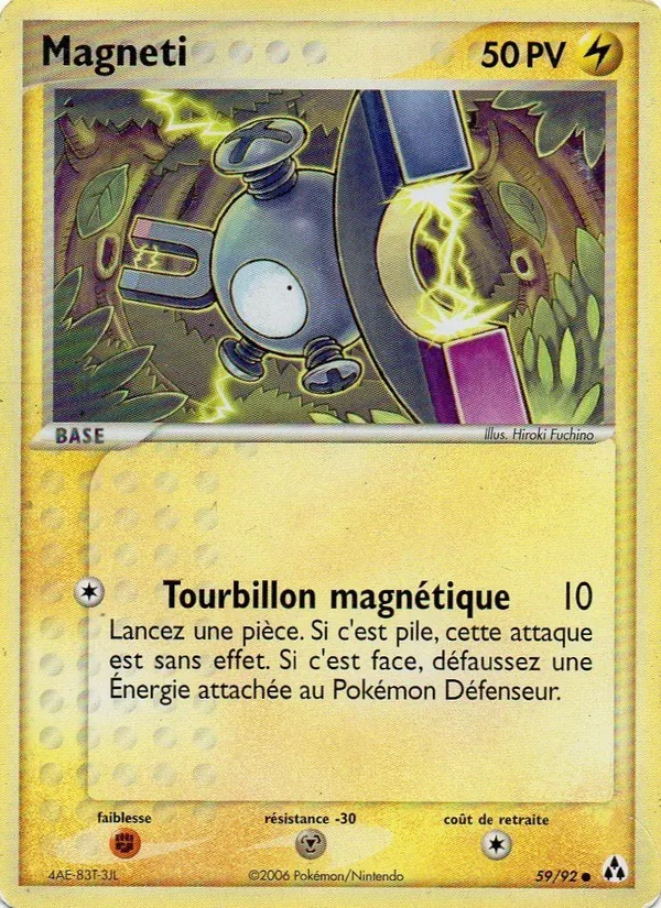 Carte Pokémon Magnéti de l'extension EX Créateurs de légendes