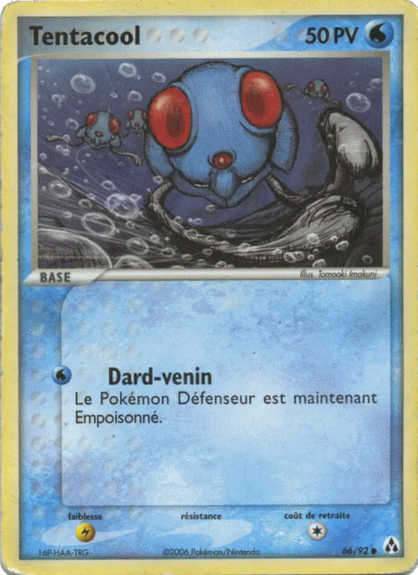 Carte Pokémon Tentacool de l'extension EX Créateurs de légendes