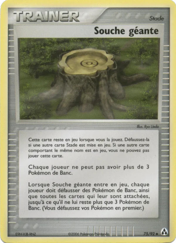 Carte Pokémon Souche géante de l'extension EX Créateurs de légendes