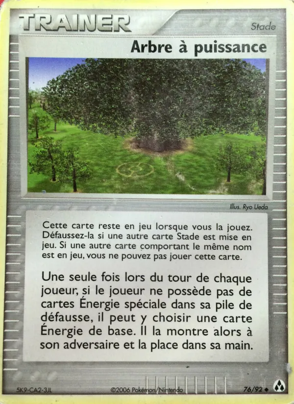 Carte Pokémon Arbre à puissance de l'extension EX Créateurs de légendes