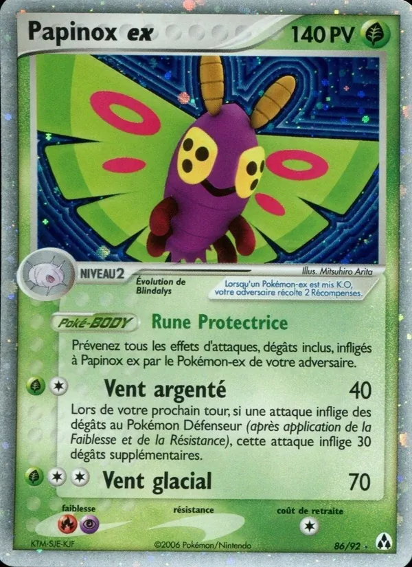 Carte Pokémon Papinox ex de l'extension EX Créateurs de légendes