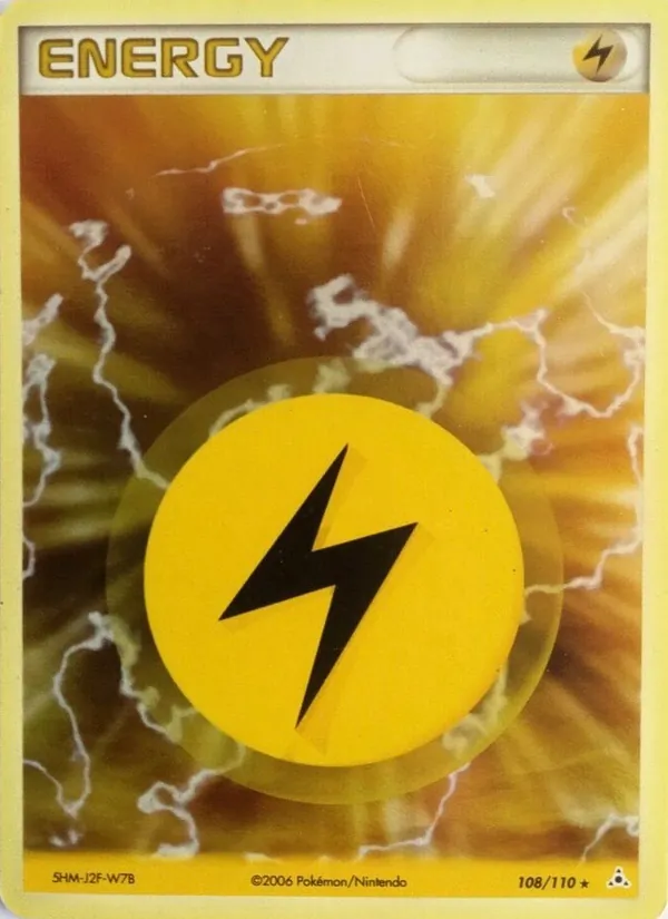 Carte Pokémon Énergie Électrique de l'extension EX Fantômes Holon