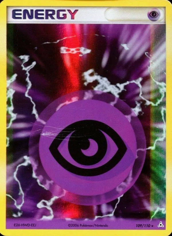 Carte Pokémon Énergie Psy de l'extension EX Fantômes Holon