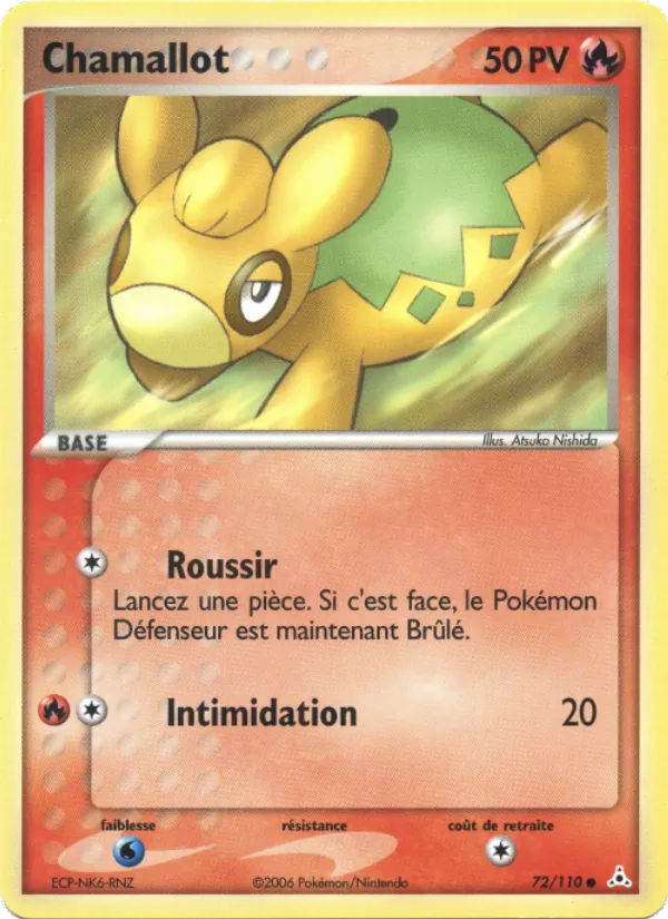 Carte Pokémon Chamallot de l'extension EX Fantômes Holon