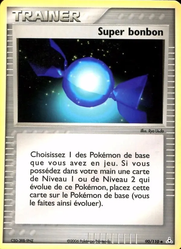 Carte Pokémon Super bonbon de l'extension EX Fantômes Holon