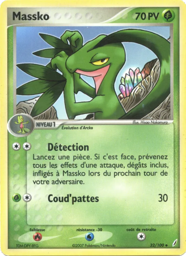 Carte Pokémon Massko de l'extension EX Gardiens de Cristal