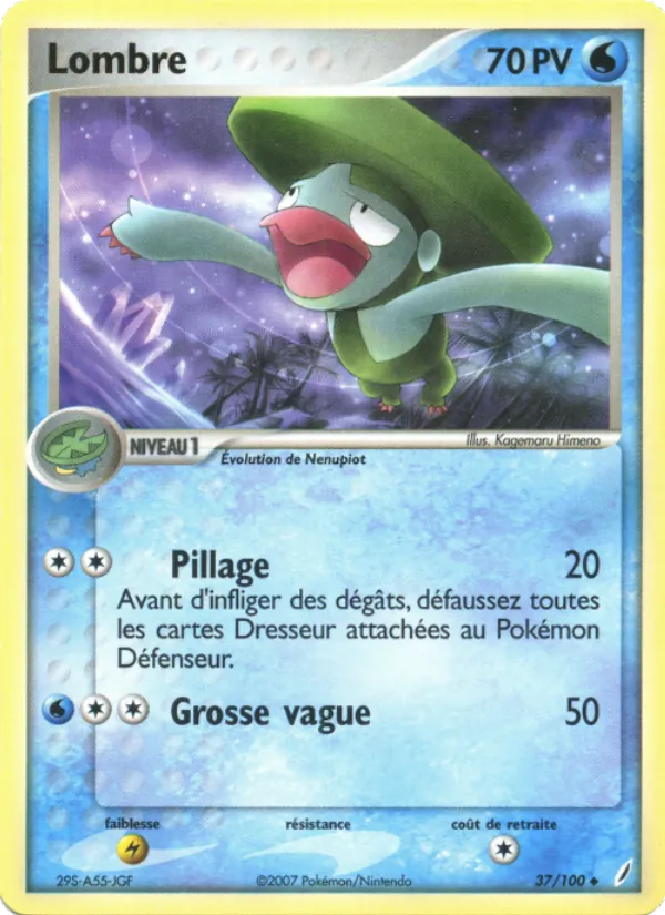 Carte Pokémon Lombre de l'extension EX Gardiens de Cristal