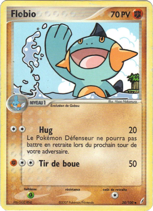 Carte Pokémon Flobio de l'extension EX Gardiens de Cristal