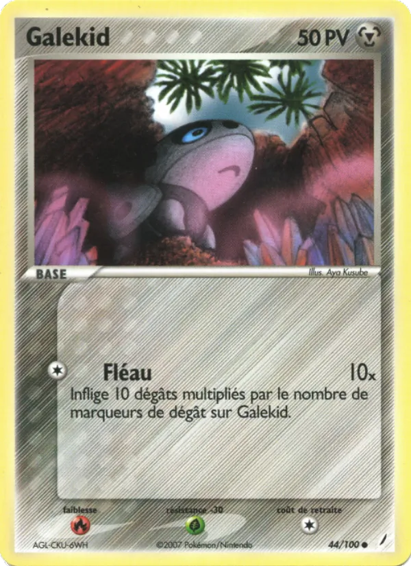 Carte Pokémon Galekid de l'extension EX Gardiens de Cristal