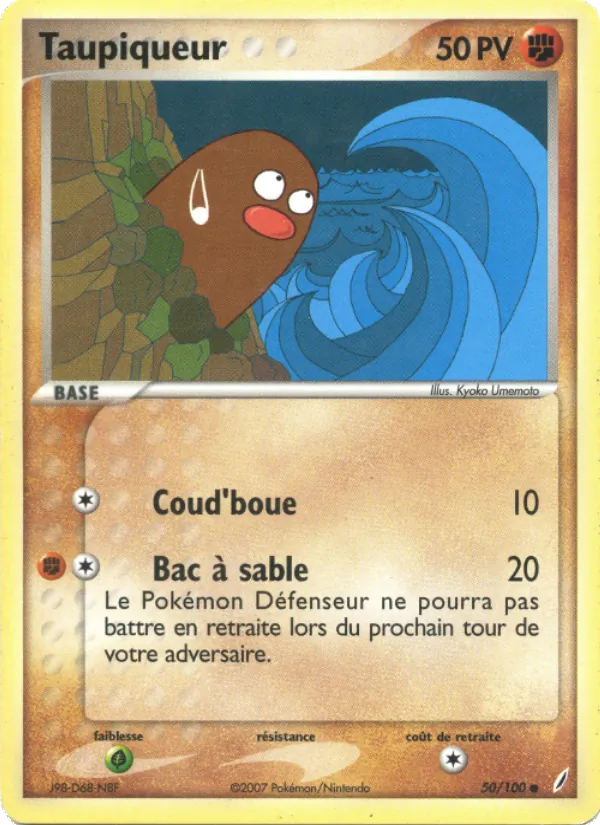 Carte Pokémon Taupiqueur de l'extension EX Gardiens de Cristal