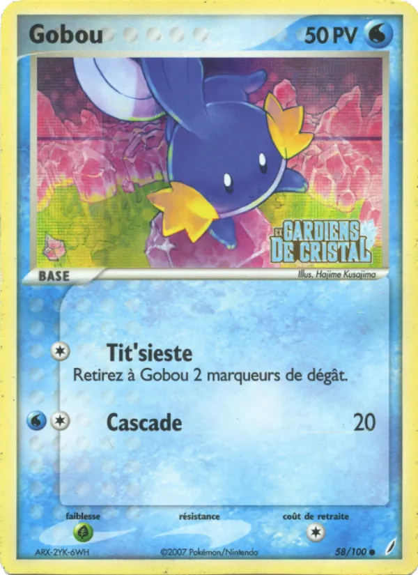 Carte Pokémon Gobou de l'extension EX Gardiens de Cristal