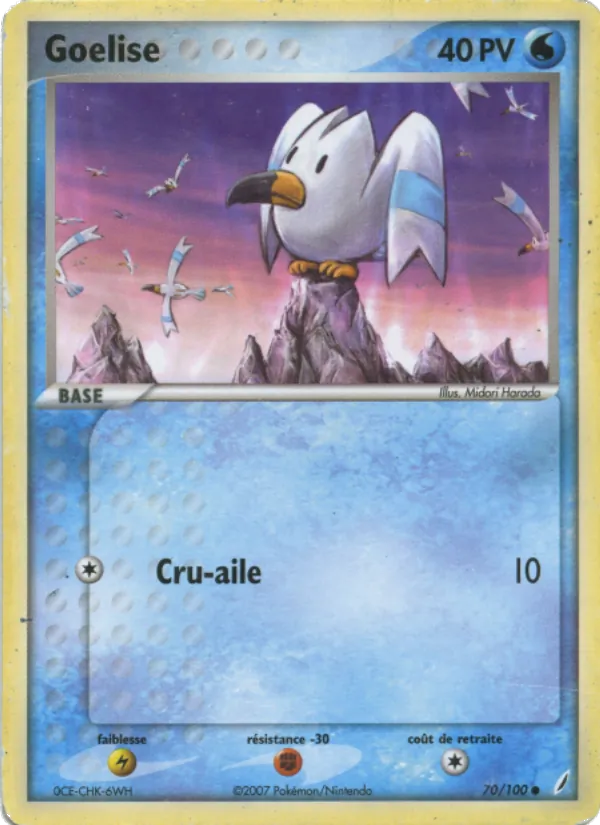 Carte Pokémon Goélise de l'extension EX Gardiens de Cristal