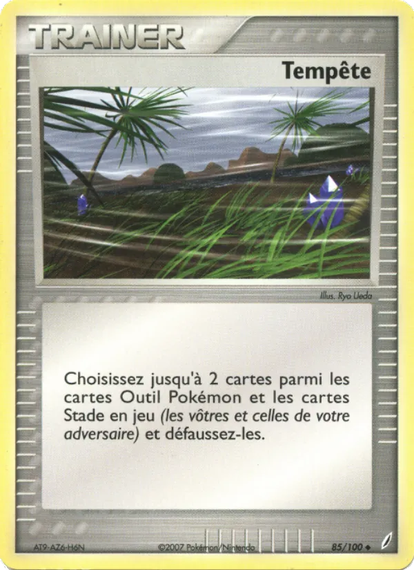 Carte Pokémon Tempête de l'extension EX Gardiens de Cristal