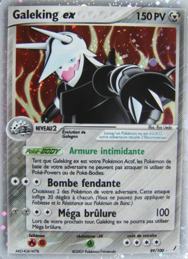 Carte Pokémon Galeking ex de l'extension EX Gardiens de Cristal