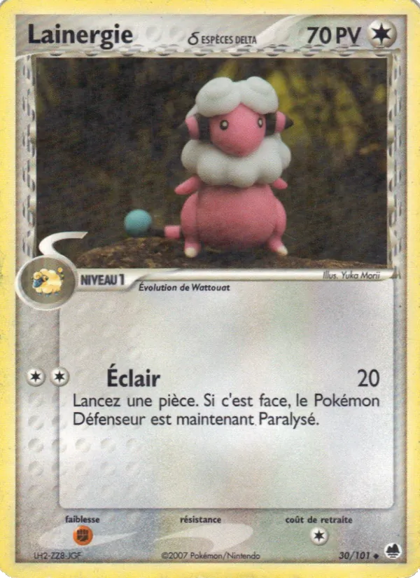 Carte Pokémon Lainergie δ de l'extension EX Île des Dragons