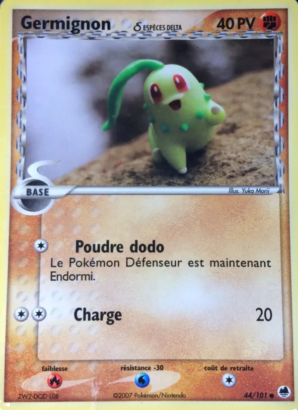 Carte Pokémon Germignon δ de l'extension EX Île des Dragons