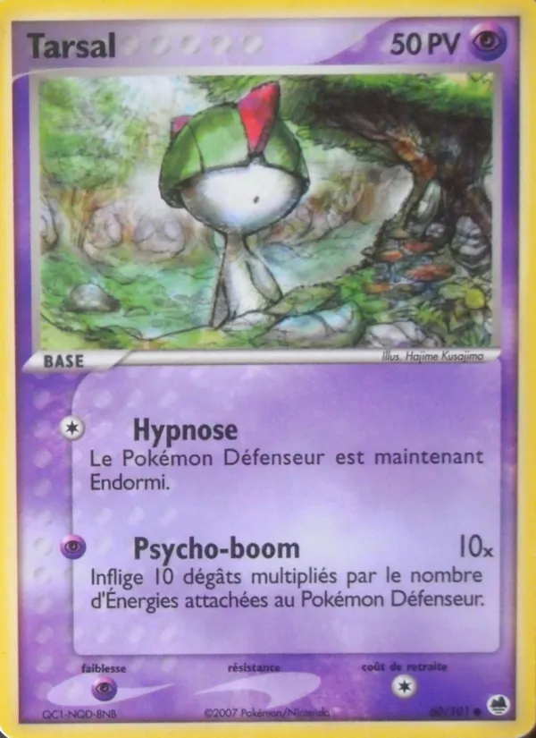 Carte Pokémon Tarsal de l'extension EX Île des Dragons