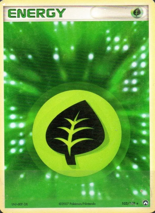 Carte Pokémon Énergie Plante de l'extension EX Gardiens du Pouvoir