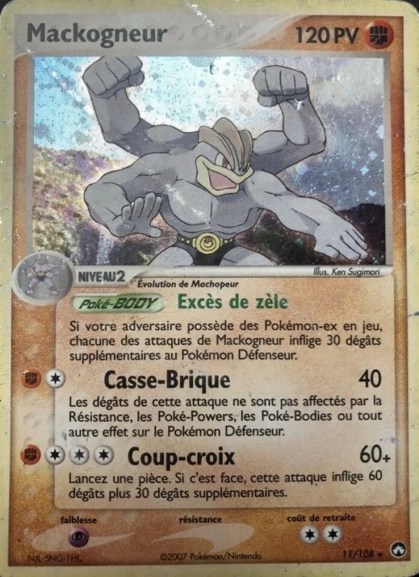 Carte Pokémon Mackogneur de l'extension EX Gardiens du Pouvoir