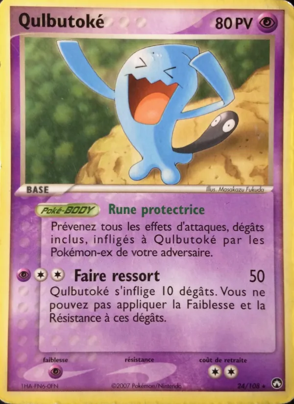 Carte Pokémon Qulbutoké de l'extension EX Gardiens du Pouvoir