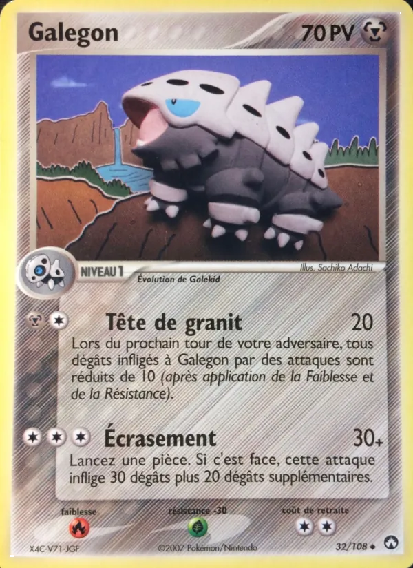 Carte Pokémon Galegon de l'extension EX Gardiens du Pouvoir
