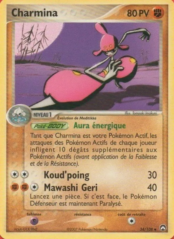 Carte Pokémon Charmina de l'extension EX Gardiens du Pouvoir