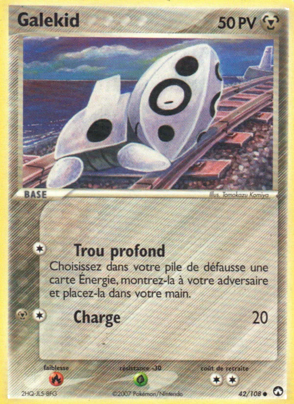Carte Pokémon Galekid de l'extension EX Gardiens du Pouvoir