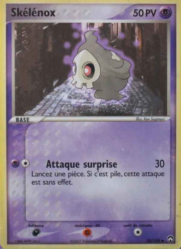 Carte Pokémon Skelénox de l'extension EX Gardiens du Pouvoir
