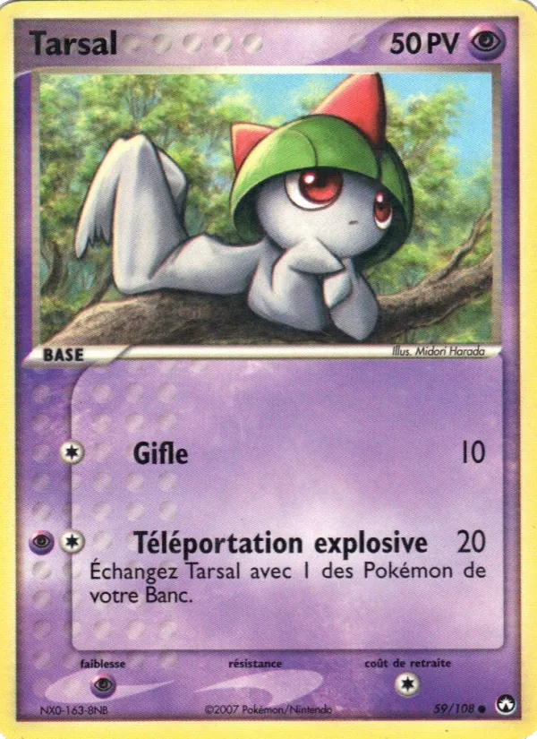 Carte Pokémon Tarsal de l'extension EX Gardiens du Pouvoir