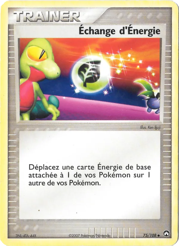 Carte Pokémon Échange d'Énergie de l'extension EX Gardiens du Pouvoir